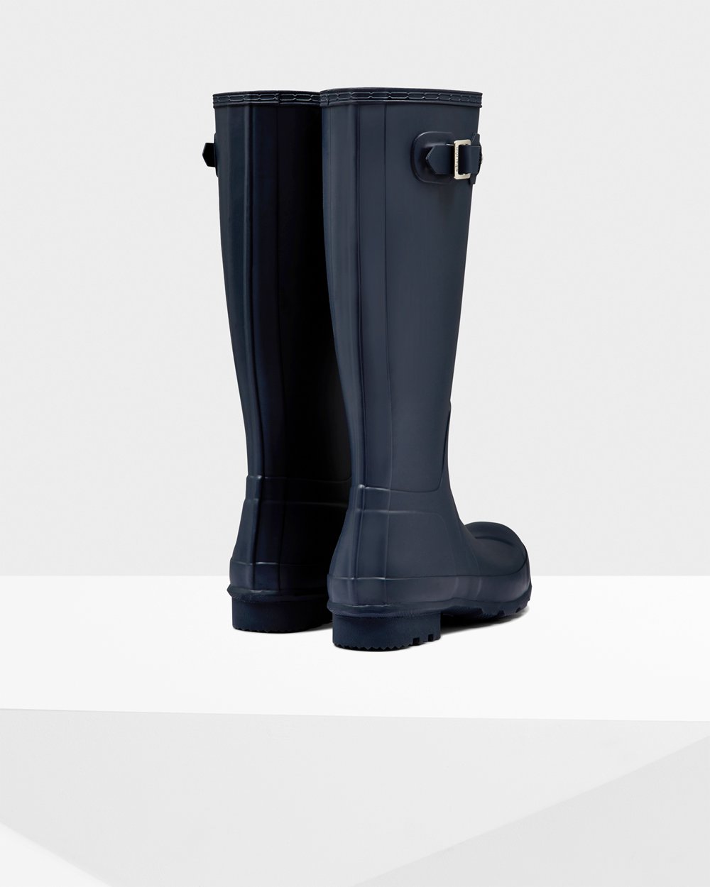 Mens Tall Rain Boots - Hunter Original (65XJZNYHA) - Navy